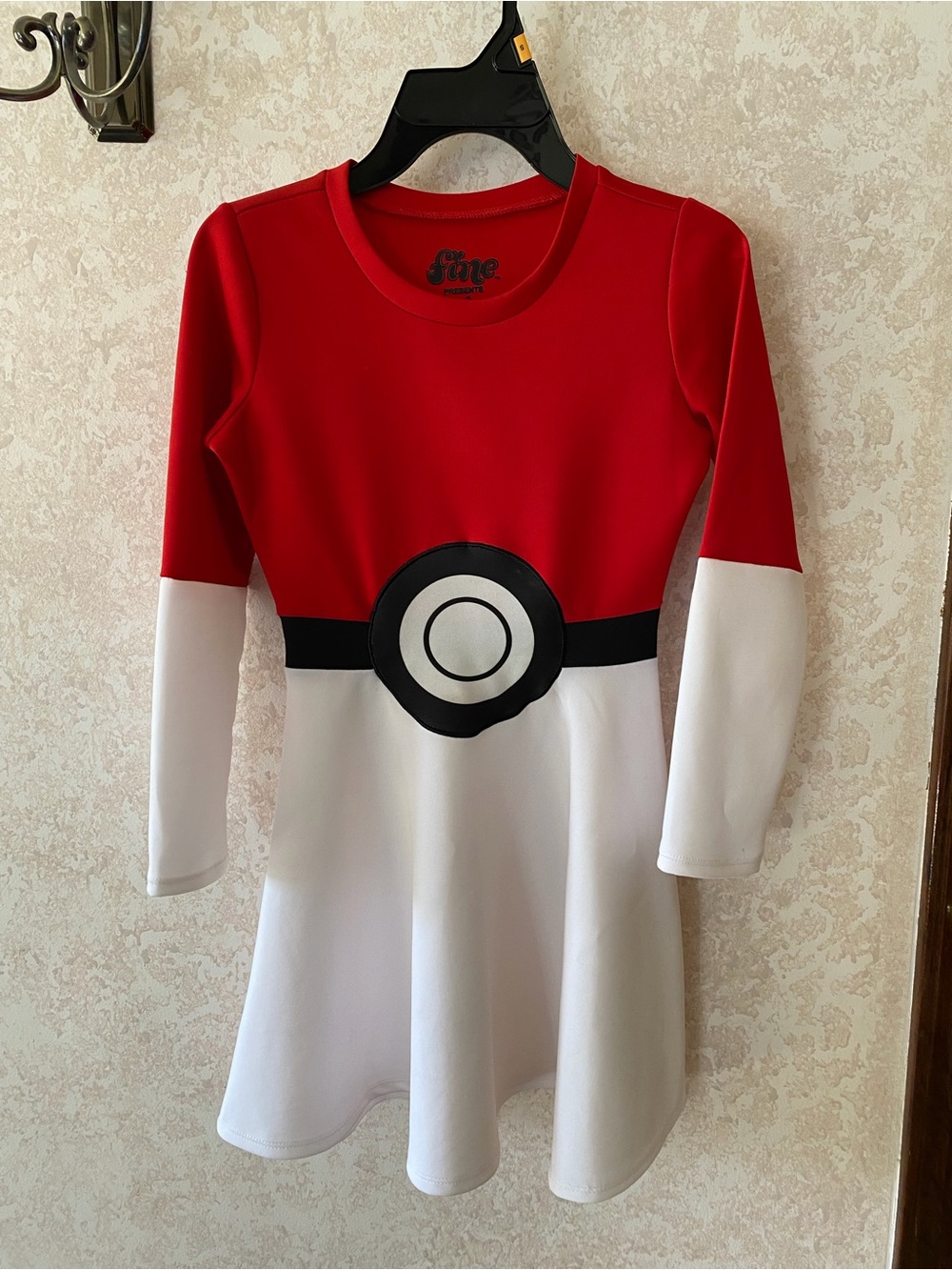 Pokemon Red and White Poké Ball Costume Dress
